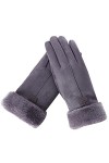 UKKO Gants Dames Mode Femme Gants Automne Hiver Mittens Mitat Chaud Mitat Gants De Gants Féminins