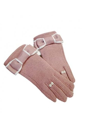 Femme Gants Gants Épais En Cachemire Tactiles Gants Chauds