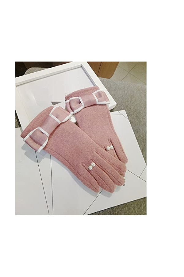 Femme Gants Gants Épais En Cachemire Tactiles Gants Chauds