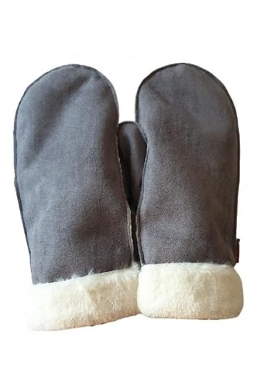 AXELENS Gants Chauds Femme D’hiver Moufles Élégantes Confortables Taille Unique S/M