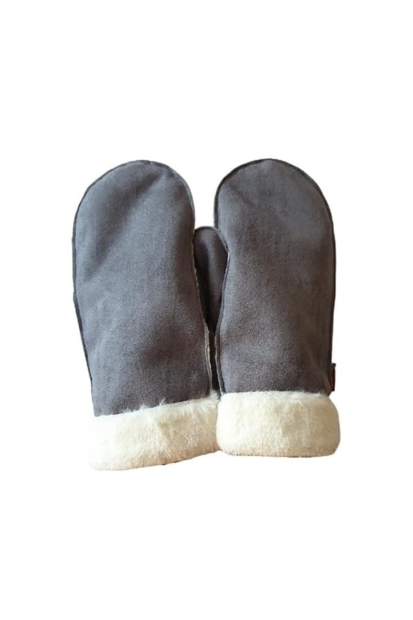 AXELENS Gants Chauds Femme D’hiver Moufles Élégantes Confortables Taille Unique S/M