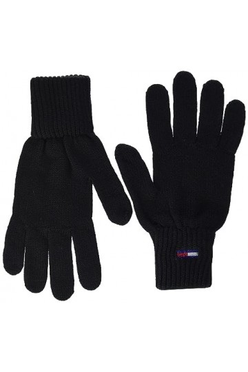 Tommy Jeans Gants Drapeau Tjw, Black, Taille Unique Femme