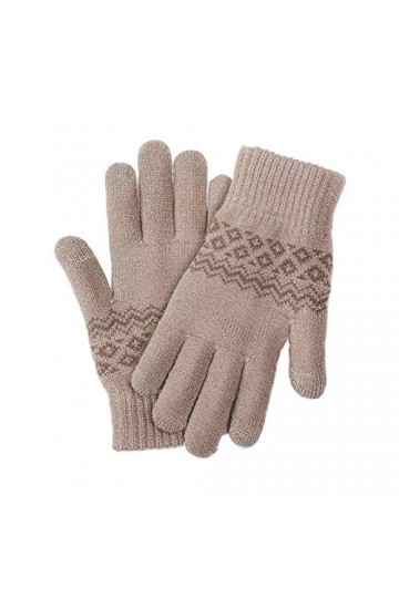 CAILIN Gants Gants, Gants écran Tactile, Tricot Extensible et Gants de Doublure en Polaire, Gants Chauds dhiver Gants et mou