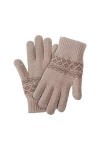 CAILIN Gants Gants, Gants écran Tactile, Tricot Extensible et Gants de Doublure en Polaire, Gants Chauds dhiver Gants et mou