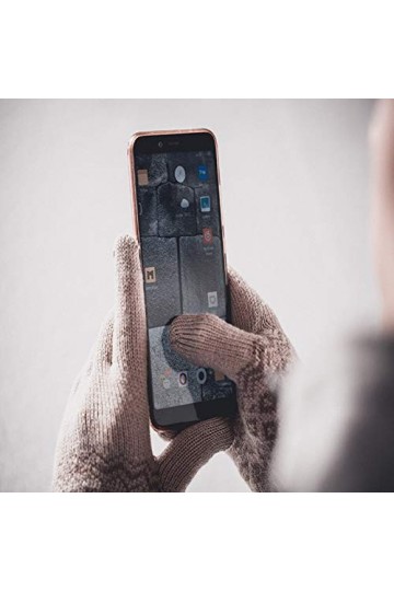 CAILIN Gants Gants, Gants écran Tactile, Tricot Extensible et Gants de Doublure en Polaire, Gants Chauds dhiver Gants et mou