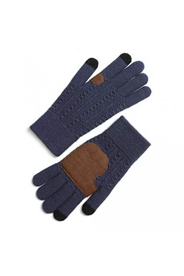 CAILIN Gants Gants en Tricot Doublure Hiver Chaud écran Tactile Texto Coupe-Vent Gants Gants et moufles Color : Blue, Size :