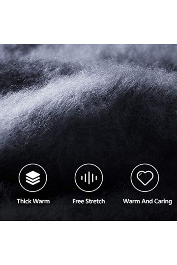 CAILIN Gants Gants en Tricot Doublure Hiver Chaud écran Tactile Texto Coupe-Vent Gants Gants et moufles Color : Blue, Size :