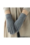 LZQPEARL Femme Hiver Plus des Gants de Conduite à écran Tactile Color : A, Gloves Size : One Size 