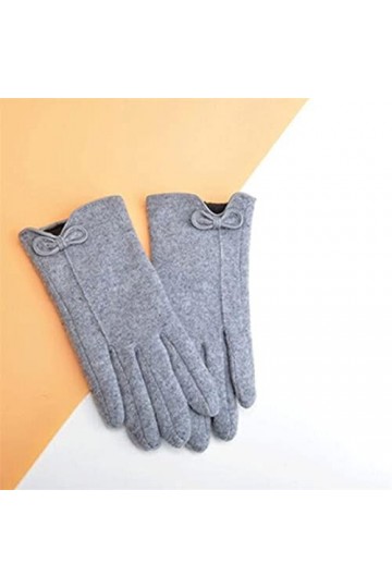 LZQPEARL Femmes touchent des Gants Hiver Chaud Cachemire Gants de moudice de modle Femelle Color : C, Gloves Size : One Size