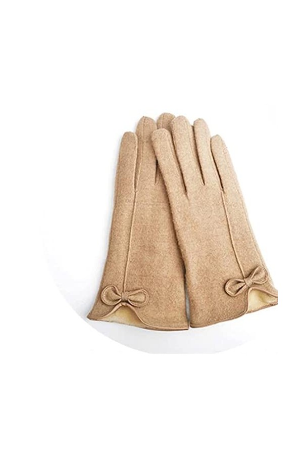 LZQPEARL Femmes touchent des Gants Hiver Chaud Cachemire Gants de moudice de modle Femelle Color : C, Gloves Size : One Size