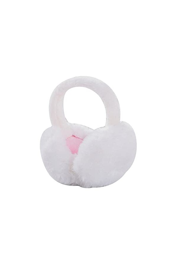 Cache-Oreilles Chauds, Unisexe Oreille Pliables Manchons Mignon Hamburger Oreillettes, Fourreau doreille Hiver en Plein Air 