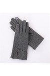 LZQPEARL Gants de Conduite hivernale Équitation de Plein air Velvet Écran Tactile Femme Peluche Interne Gants Chauds Color :