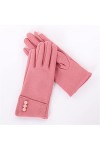 LZQPEARL Gants de Conduite hivernale Équitation de Plein air Velvet Écran Tactile Femme Peluche Interne Gants Chauds Color :