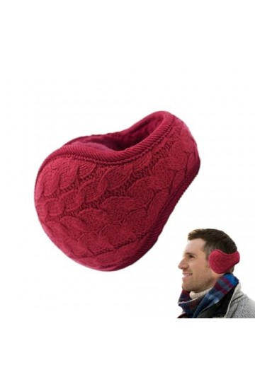 Eastuy Cache-oreilles en peluche, Cache-oreilles pliables pour lhiver, Chauffe-oreilles souples portables pour la randonnée,