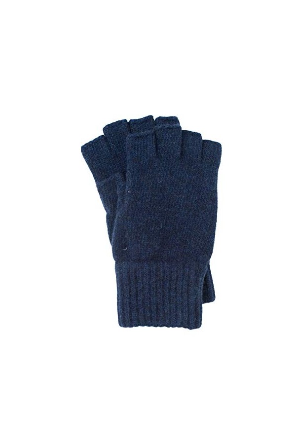 Foster-Nature Gants en laine mérinos pour femme - Gris - 8