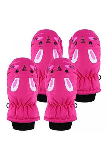 wrtgerht Gants Mitaines for Femmes Temps Froid Gants Chauds bébé Ski imperméable Hiver Enfants Filles Femmes Mitaines Gants 