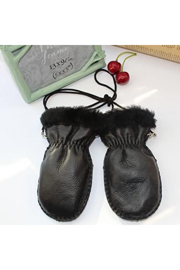 BUXIANGGAN Gants Gloves Gants Chauds dhiver pour Garçons Filles Gants Mitaines Neige Gants De Ski Mitaines De Fourrure pour 