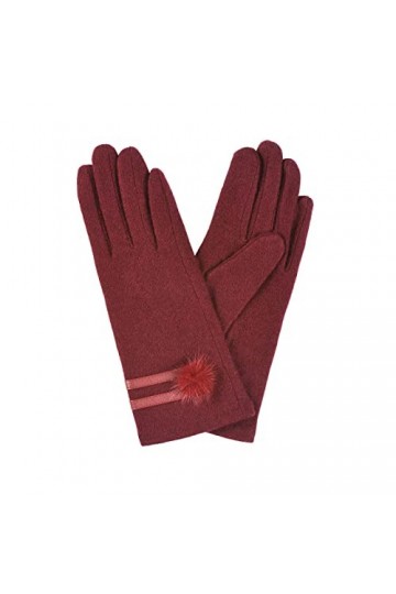 Tie Rack - Gants Femme Bordeaux