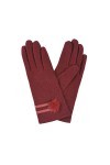 Tie Rack - Gants Femme Bordeaux