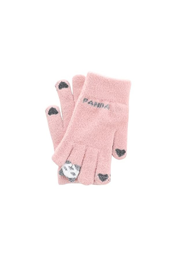 Gants dhiver tricotés chauds tendance pour écran tactile - Gants en tricot pour téléphone - Moufles pour envoyer des textos 