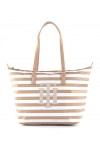 Tommy Hilfiger Poppy Tote Sand Drift Stripes