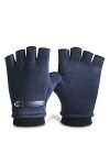 Gants sans Doigts pour Femmes,1 Paire Mode Unisexe Tricoté Demi-Doigt Gants Femmes Mitaines sans Doigts Gants dhiver pour Éc