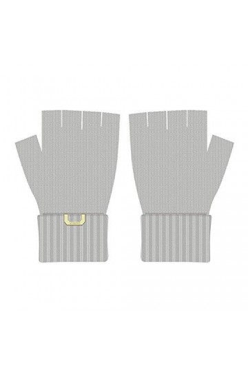 Gants sans Doigts pour Femmes,1 Paire Mode Unisexe Doux Tricoté Demi-Doigt Gants Extensibles Femmes Mitaines sans Doigts Gant