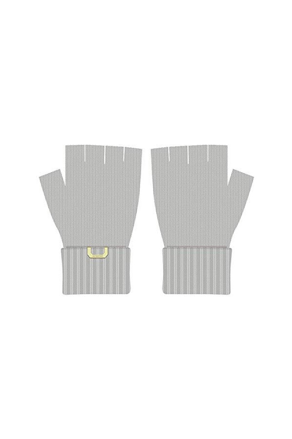 Gants sans Doigts pour Femmes,1 Paire Mode Unisexe Doux Tricoté Demi-Doigt Gants Extensibles Femmes Mitaines sans Doigts Gant