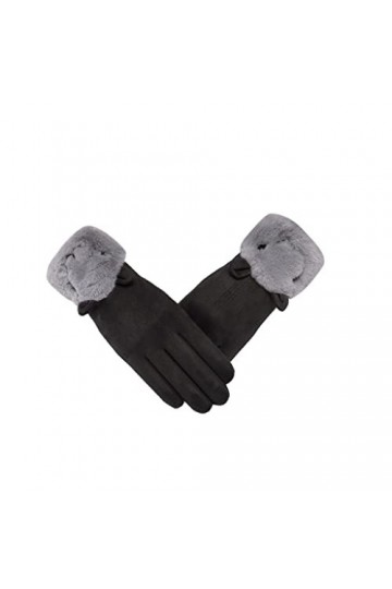 YIAAN Épaissir Gants Gants À Écran Tactile Chaud Chaud for Femmes Gants À Écran Tactile for Femmes Vélo Gants Mignons Anti-gl