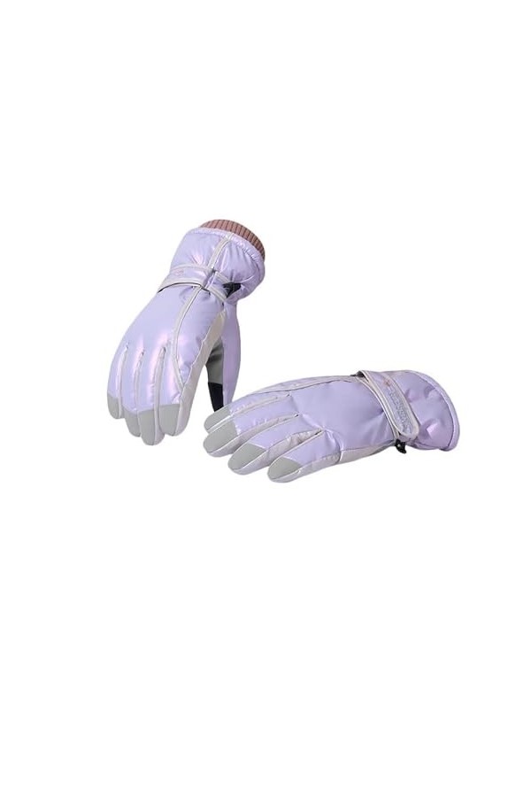 QLSWZC gants hiver femme chaud Gants en coton chauds en peluche résistants au froid de ski de cyclisme for femmes dhiver Co