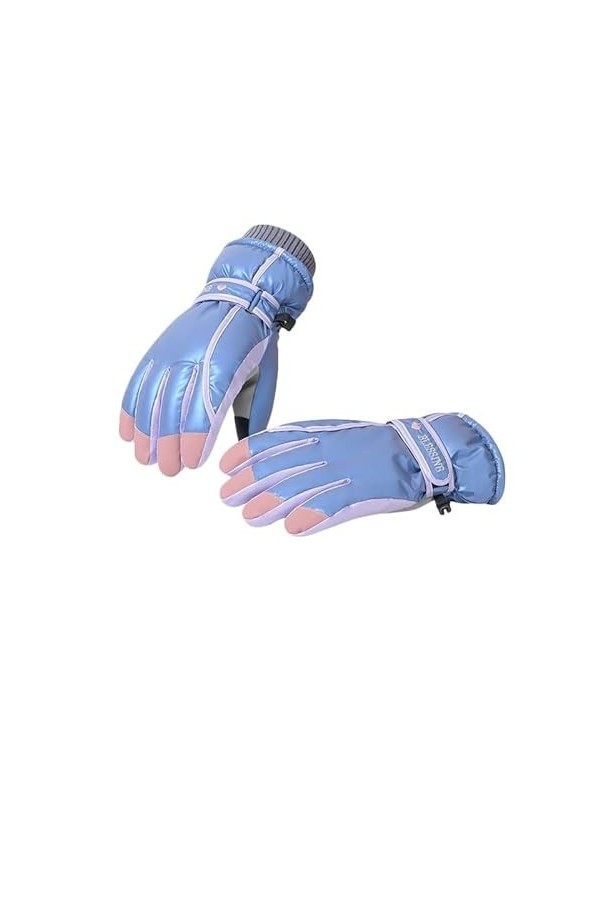QLSWZC gants hiver femme chaud Gants en coton chauds en peluche résistants au froid de ski de cyclisme for femmes dhiver Co