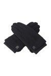 FUFU Moufles Gants dhiver Gants Décran Tactile Coupe-Vent Extérieur Gants De Conduite, Gris, Noir Color : Black 