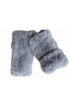 Haute Elasticité Femme Sans Doigts Gants En Veritable Fourrure de Lapin Rex Multicolore 6 
