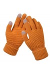 SHUIZONG Gants dhiver dhiver pour écran Gants dhiver Gants tricotés chauds et extensibles en laine synthétique Gants à doi