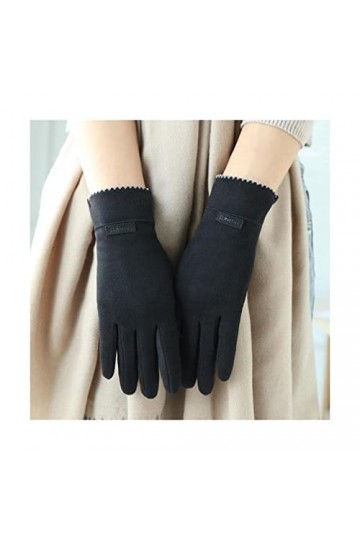 Reocahoo Gants Mariée Mode Dame Gants Femmes Hiver Vintage écran Tactile Chaud Coupe-Vent Cyclisme Conduite Doigt Complet Gan