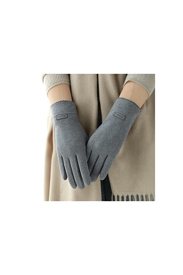 Reocahoo Gants Mariée Mode Dame Gants Femmes Hiver Vintage écran Tactile Chaud Coupe-Vent Cyclisme Conduite Doigt Complet Gan