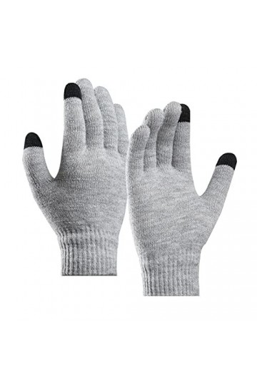 SYT-MD Gants, Gants tricotés Hommes et Femmes Gants de Doigts Automne et Hiver Simple Plus Velvet Gants de Laine Chauds Velve