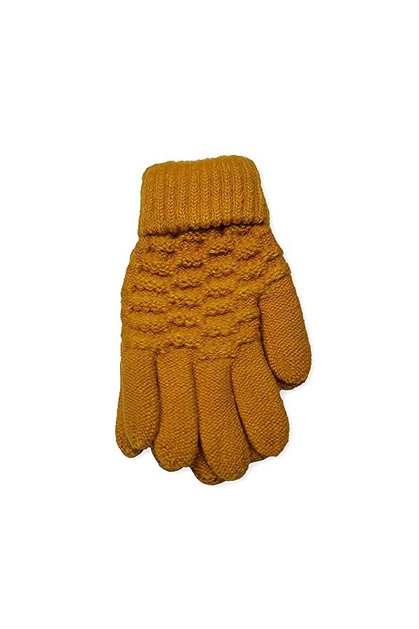 WANGFENG Gants dhiver pour Femmes en Tricot Et en Velours Épaissis Antidérapants Et Chauds pour Écran Tactile * 2