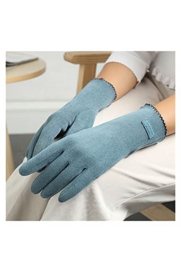 JSJJEDC Gants dhiver for Femmes Couleur Solide Gants épaissis Gants en Molleton avec Gants à écran Tactile Couleur : 4-B, G