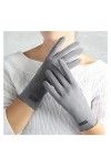 JSJJEDC Gants dhiver for Femmes Couleur Solide Gants épaissis Gants en Molleton avec Gants à écran Tactile Couleur : 4-B, G