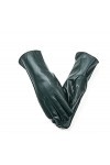 Gants en cuir rayé pour femmes, gants en cuir coloré pour femmes, gants en peau de mouton pour femmes, moufles tendance pour 