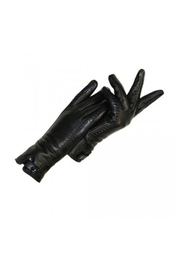 XYBB Gants Hiver en Cuir Chaud de la Femme Femme Douce Femme Doublure Fermoir moufles de Haute qualité Color : Standard, Glo