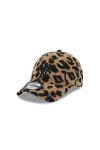 New Era New York Yankees MLB Leopard Camouflage Black 9Forty Adjustable Women Cap - One-Size
