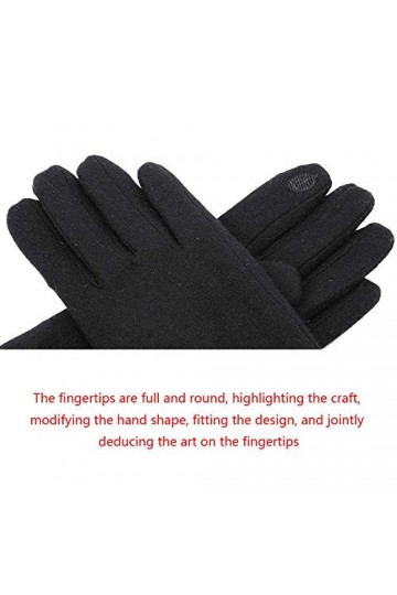 FUFU Moufles Gants Chauds Hivernaux, Gants À Écran Tactile, Gants Coupe-Vent Et Imperméables, Gants Antidérapants, Courant, C
