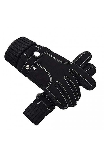 FUFU Moufles -Vent Et Anti-Froid Gants, avec Les Doigts Tactiles De Lécran, À Froid Et Épreuve Gants Chauds, for Travailler 