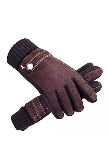FUFU Moufles -Vent Et Anti-Froid Gants, avec Les Doigts Tactiles De Lécran, À Froid Et Épreuve Gants Chauds, for Travailler 