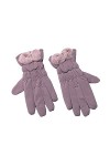 ZAJ Garder au Chaud Gants Thermiques for Femmes - Gants de Doigts de Couleur de Couleur Unie - Gants par Temps Froid - Gants 