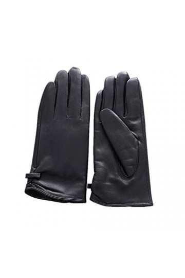 LUOXUEFEI Gants Femelle Hiver Mitaines Chaudes Femmes Conduite Écran Tactile Gant Noir
