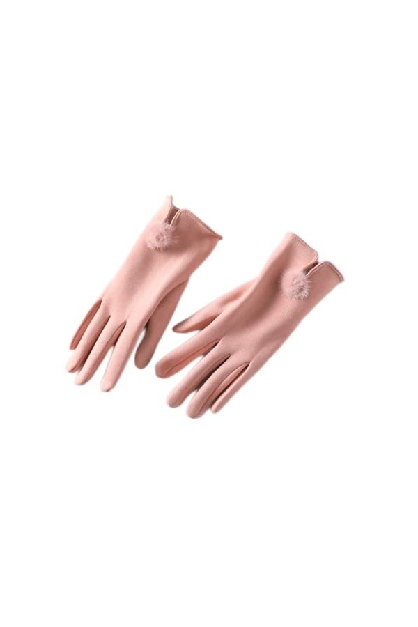 Reocahoo Gants Mariée Mode Dame Gants Femmes Hiver Vintage écran Tactile Conduite Coupe-Vent Garder au Chaud Gant Mitaines Ex