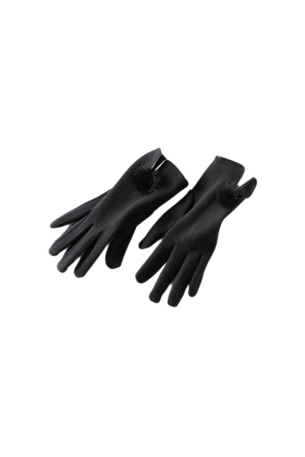 Reocahoo Gants Mariée Mode Dame Gants Femmes Hiver Vintage écran Tactile Conduite Coupe-Vent Garder au Chaud Gant Mitaines Ex